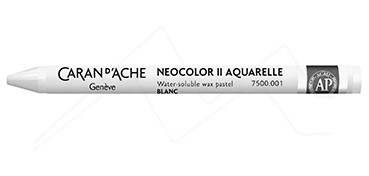 CARAN D´ACHE NEOCOLOR II PASTEL DE CERA ACUARELABLE BLANCO 001