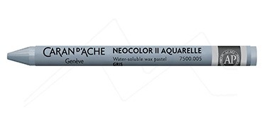 CARAN D´ACHE NEOCOLOR II PASTEL DE CERA ACUARELABLE GRIS 005