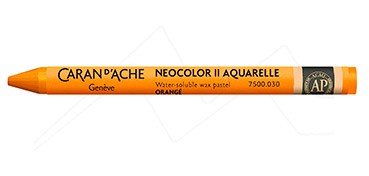 CARAN D´ACHE NEOCOLOR II PASTEL DE CERA ACUARELABLE NARANJA 030