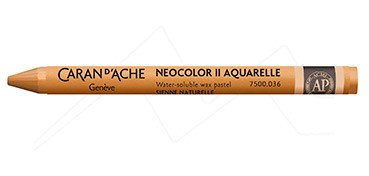 CARAN D´ACHE NEOCOLOR II PASTEL DE CERA ACUARELABLE SIENA NATURAL 036