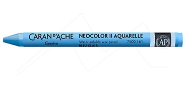 CARAN D´ACHE NEOCOLOR II PASTEL DE CERA ACUARELABLE AZUL CLARO 161