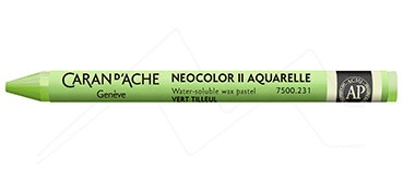 CARAN D´ACHE NEOCOLOR II PASTEL DE CERA ACUARELABLE  VERDE TILO 231