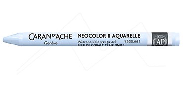 CARAN D´ACHE NEOCOLOR II PASTEL DE CERA ACUARELABLE AZUL COBALTO CLARO 661