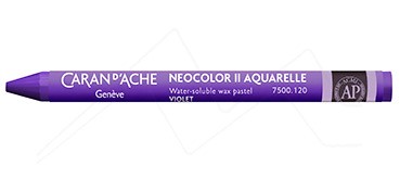 CARAN D´ACHE NEOCOLOR II PASTEL DE CERA ACUARELABLE VIOLETA METÁLICO 120