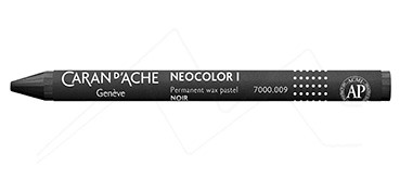 CARAN D´ACHE NEOCOLOR I PASTEL DE CERA PERMANENTE NEGRO 009