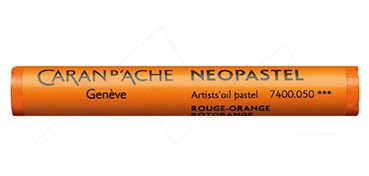 CARAN D´ACHE NEOPASTEL PASTEL AL ÓLEO ROJO NARANJA 050