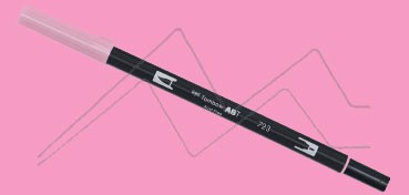 TOMBOW DUAL BRUSH PEN ROTULADOR CON PUNTA DE PINCEL Y PUNTA FINA PINK Nº 723