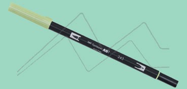 TOMBOW DUAL BRUSH PEN ROTULADOR CON PUNTA DE PINCEL Y PUNTA FINA MINT Nº 243