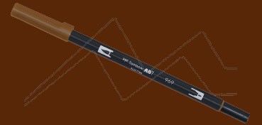 TOMBOW DUAL BRUSH PEN ROTULADOR CON PUNTA DE PINCEL Y PUNTA FINA CHOCOLATE Nº 969