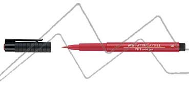 ROTULADOR PITT PEN FABER-CASTELL PUNTA PINCEL - ROJO ESCARLATA CLARO Nº 121