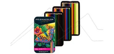 PRISMACOLOR PREMIER CAJA METAL 36 COLORES