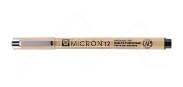 SAKURA PIGMA MICRON ROTULADOR CALIBRADO 12 (0,70 MM) NEGRO