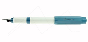 KAWECO PLUMA ESTILOGRÁFICA PERKEO GRIS CLARO Y AZUL F