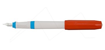 KAWECO PLUMA ESTILOGRÁFICA PERKEO ROJO Y CELESTE M