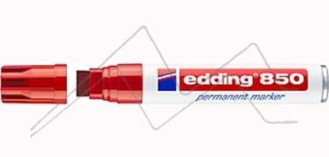 EDDING 850 ROTULADOR PERMANENTE PUNTA BISELADA - ROJO