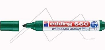 EDDING 660 ROTULADOR PARA PIZARRAS BLANCAS PUNTA REDONDA - VERDE