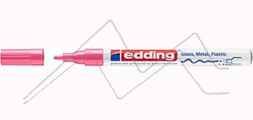 EDDING 751 ROTULADOR DE TINTA OPACA PERMANENTE PUNTA REDONDA - ROSA METÁLICO