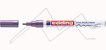 EDDING 751 ROTULADOR DE TINTA OPACA PERMANENTE PUNTA REDONDA - VIOLETA METÁLICO