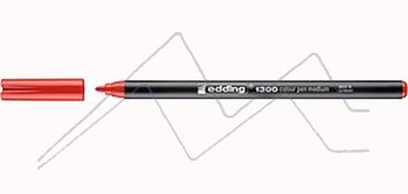 EDDING 1300 ROTULADOR PUNTA REDONDA - ROJO