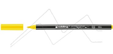 EDDING 4200 ROTULADOR PUNTA PINCEL PARA PORCELANA - AMARILLO