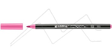 EDDING 4200 ROTULADOR PUNTA PINCEL PARA PORCELANA - ROSA