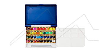 HOLBEIN CAJA ACUARELA ARTIST PALM BOX PLUS 36 MEDIOS GODETS