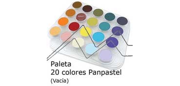 PANPASTEL BANDEJA PLÁSTICO VACÍA CON CAPACIDAD PARA 20 UNIDADES