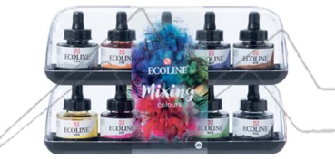 TALENS ECOLINE ACUARELA LÍQUIDA SET DE COLORES PARA MEZCLAR