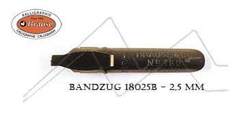 BRAUSE PLUMILLA PARA CALIGRAFÍA BANDZUG 2,5 MM