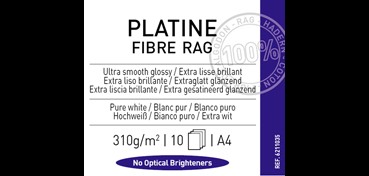 CANSON INFINITY PLATINE FIBRE RAG 310G 100% ALGODÓN