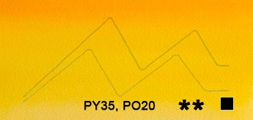 WINSOR & NEWTON ACUARELA ARTISTS AMARILLO DE CADMIO (CADMIUM YELLOW) SERIE 4 Nº 108