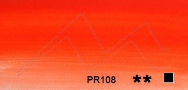WINSOR & NEWTON ACUARELA ARTISTS ESCARLATA DE CADMIO (CADMIUM SCARLAT) SERIE 4 Nº 106