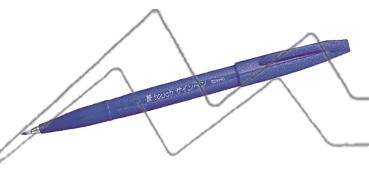 PENTEL TOUCH SIGN PEN PUNTA PINCEL - AZUL