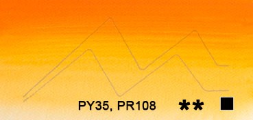 WINSOR & NEWTON ACUARELA ARTISTS NARANJA DE CADMIO (CADMIUM ORANGE) SERIE 4 Nº 089