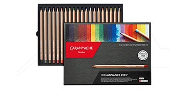 CARAN D´ACHE LUMINANCE 6901 CAJA DE CARTÓN SURTIDO 20 LÁPICES