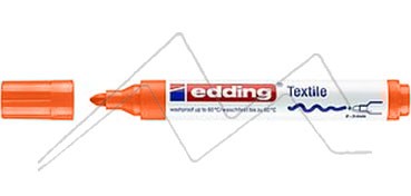 EDDING 4500 ROTULADOR TEXTIL PERMANENTE PUNTA REDONDA - NARANJA NEÓN