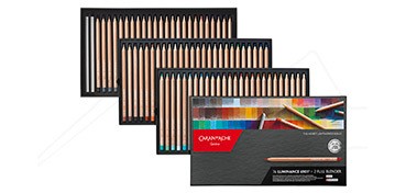 CARAN D´ACHE LUMINANCE 6901 CAJA DE CARTÓN SURTIDO 76 LÁPICES + 2 BLENDER