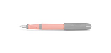 KAWECO PLUMA ESTILOGRÁFICA PERKEO ROSA CLARO Y GRIS M