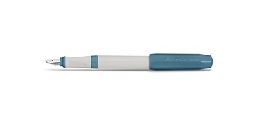 KAWECO PLUMA ESTILOGRÁFICA PERKEO GRIS CLARO Y AZUL M