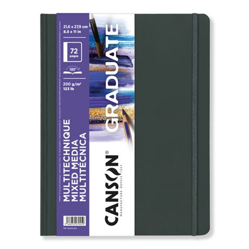 CANSON GRADUATE CUADERNO MIX MEDIA 200 G