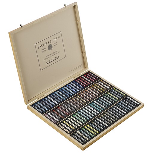 SENNELIER PASTELS À L`ÉCU SET PAISAJE CAJA MADERA 100 PASTELES