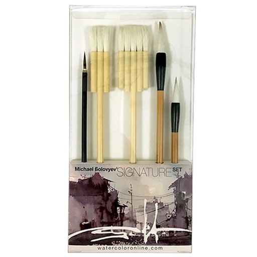 MICHAEL SOLOVYEV´S SIGNATURE BRUSH SET - PINCELES MICHAEL SOLOVYEV