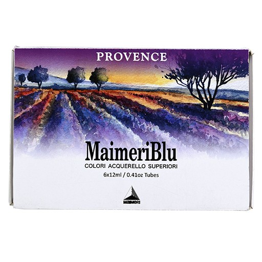 MAIMERI BLU SET PROVENZA ACUARELA 6 TUBOS 12 ML