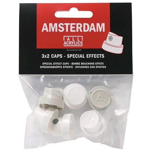 AMSTERDAM SET 6 DIFUSORES PARA EFECTOS ESPECIALES - RECAMBIOS SPRAY ACRÍLICO