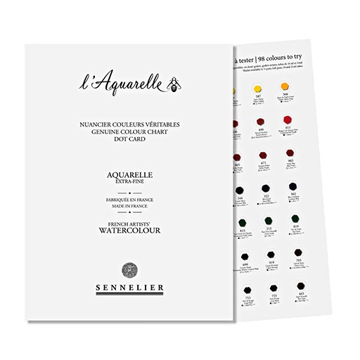 SENNELIER DOT CARD EXTRAFINE ARTIST´S WATERCOLOURS