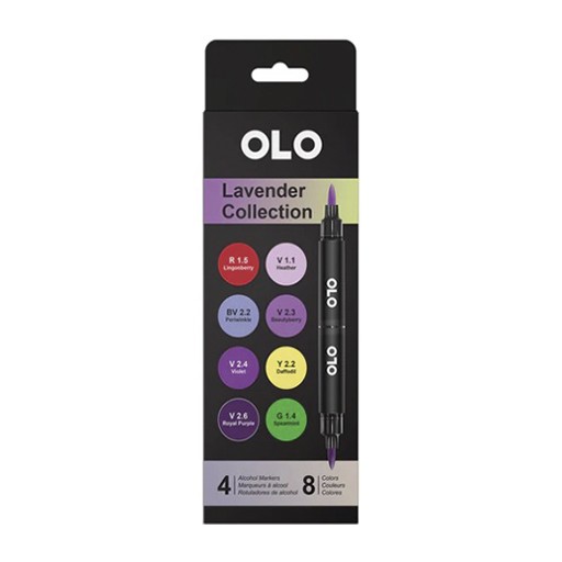 OLO SET DE ROTULADORES LAVANDA