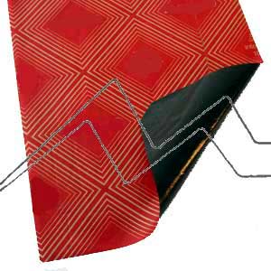 Papel carbón de calco Burda para modistas, papel de copia carbón, azul y  rojo