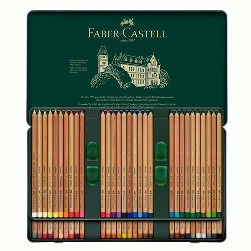 FABER-CASTELL PASTEL PITT LÁPICES PASTEL EN ESTUCHE DE METAL