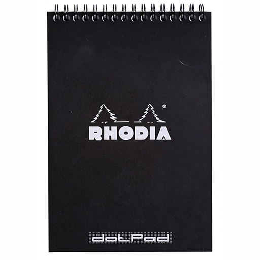 BLOC DE NOTAS RHODIA DOTPAD CLASSIC CON 80 HOJAS MICROPERFORADAS Y ENCUADERNACIÓN EN ESPIRAL