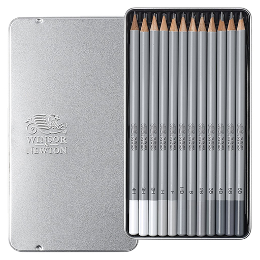 WINSOR & NEWTON STUDIO COLLECTION CAJA METAL SETS LÁPICES GRAFITO